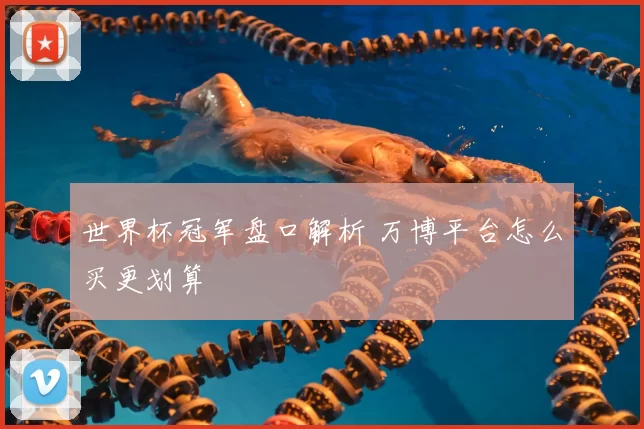 世界杯冠军盘口解析 万博平台怎么买更划算